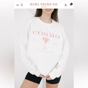 Girl Tribe Co. Cosmo Cheers Sweatshirt